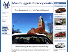 Tablet Screenshot of masthuggetsbilkooperativ.se